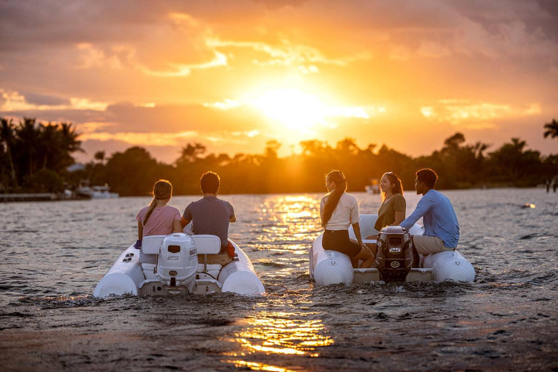 2 Dinghy Cruising with 25 HP Suzuki