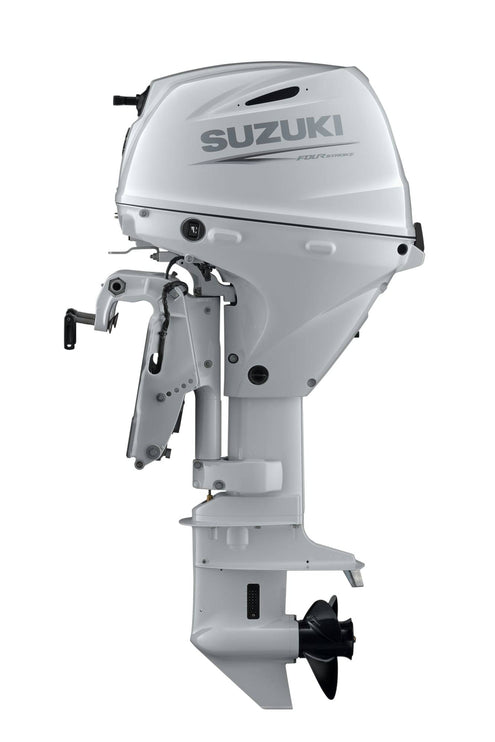 Suzuki 25 HP White Remote Side