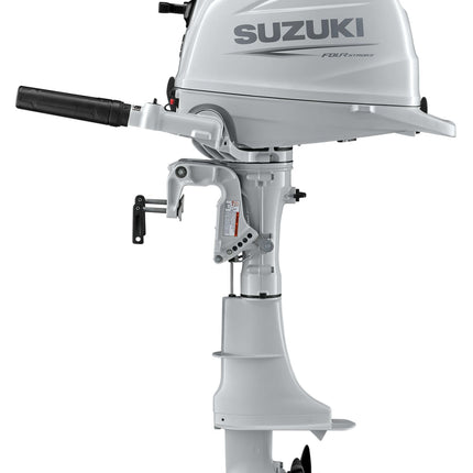 Suzuki 6 HP White Side
